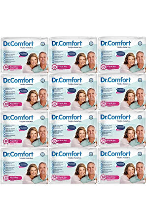 Yetişkin Hasta Bezi Bel Bantlı Tekstil Yüzeyli M - Orta - Medium 360 Adet (12PK*30)