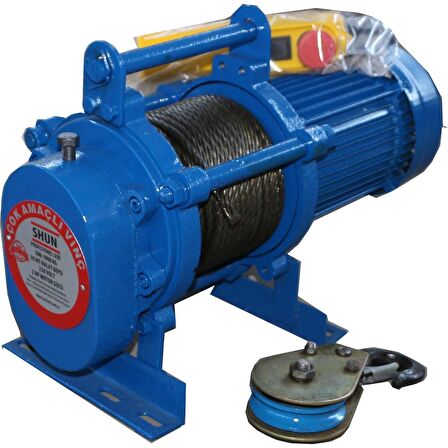 Shun Elektrikli Vinç 1,5 Ton Profesyonel 30mt 380v - 7486014