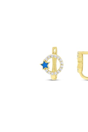 Altın Yıldız Çocuk Küpe - 14K