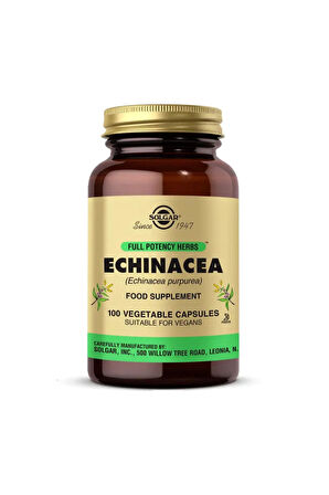 Solgar Echinacea 520 mg 100 Kapsül