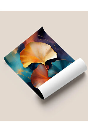 Çerçevesiz Poster Ginkgo Biloba