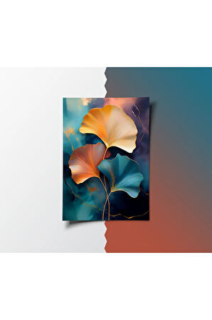 Çerçevesiz Poster Ginkgo Biloba