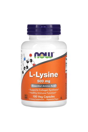 Now Foods L-Lysine 500 mg 100 Tablets