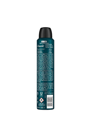Rexona Men Invisible Black & White 72 Saat Erkek Sprey Deodorant 4 x 200 ml 