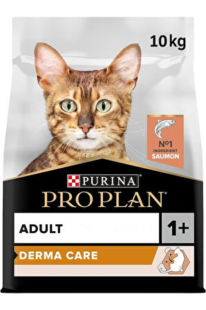 Pro Plan Derma Plus (elegant Adult) Tüy Yumaği Kontrolü Somonlu Kedi Mamasi 10 Kg