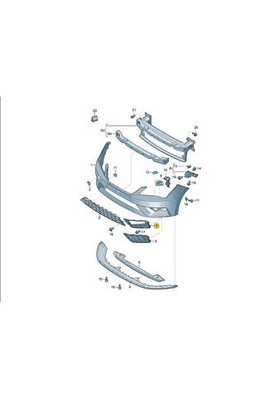 Seat Leon Sol Sis Kapagı Sisli 2017-2020 5f0853665g