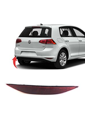 Golf 7 Sol Tampon Reflektörü Karartılmış 2013-2017 5g0945105a