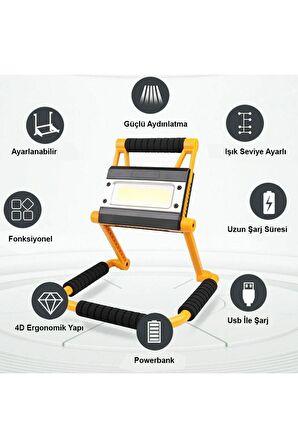 Watton 1300 Lümen Güçlü Aydınlatma Wt-328