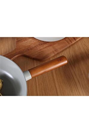 Fika Gri 26 Cm Döküm Wok Tava