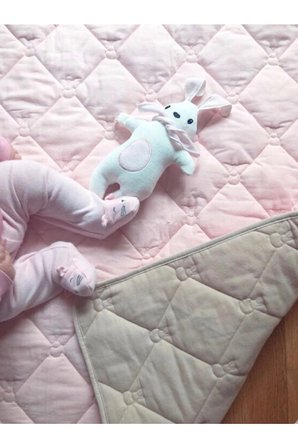 ToyNRound Oyun Halısı Pembe/Bej