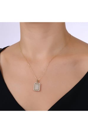 Altın Baget Kolye - 14K