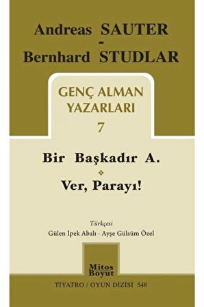 Genç Alman Yazarları 7 - Andreas Sauter,bernhard Studlar