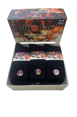 Thermal Kışlık Dikişsiz Çorap/40-44 / 6 Adet