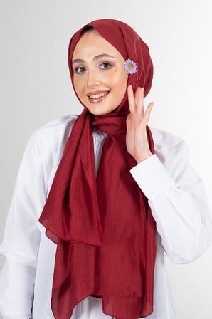 Harem Scarf Brisa Vual Şal Bordo