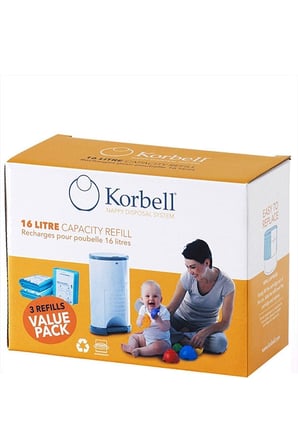 Korbel 3 Paket Bez 1485 Adet Kapasiteli Çöp Poşeti