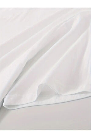 Newon Büyük Beden Grafik Baskılı Oversize Penye T-shirt Tişört Tüm Mevsimler