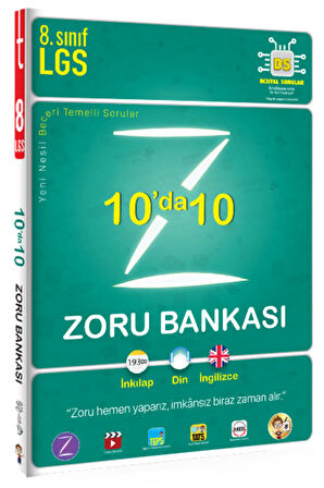 Tonguç 8. Sınıf Lgs 10 Da 10 Zoru Soru Bankası Inkılap-din-ingilizce