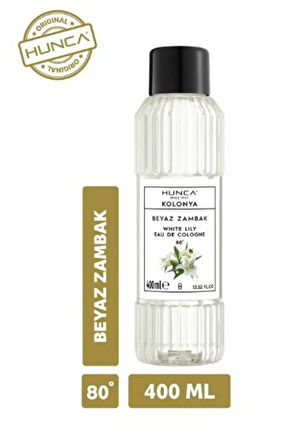 Beyaz Zambak Kolonyası 400 ml – Ferahlatıcı ve Zarif Çiçek Kokusu