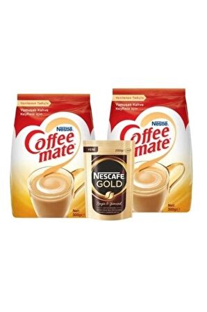 Gold - 200 Gr Paket + 2 Adet Nestle Coffee Mate 500 Gr