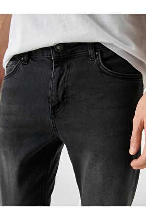 3sam40001nd Skınny Erkek Jean Pantolon Siyah