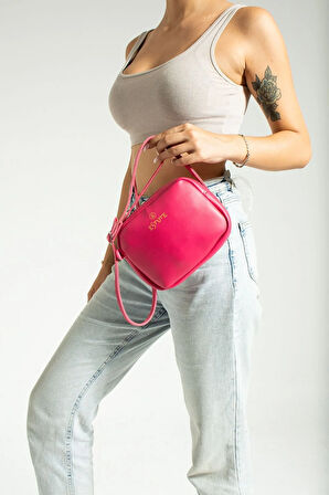 Kadın Mini Urban Çapraz Askılı Fermuarlı Ayarlanabilir Askılı El Ve Kol Omuz Çantası