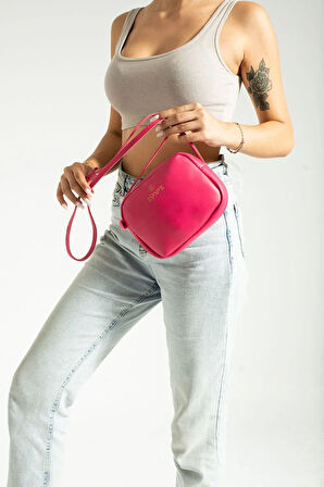 Kadın Mini Urban Çapraz Askılı Fermuarlı Ayarlanabilir Askılı El Ve Kol Omuz Çantası