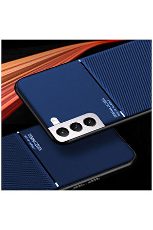 Samsung Galaxy S21 Fe 5g Uyumlu Kılıf Design Silikon Kılıf Mavi