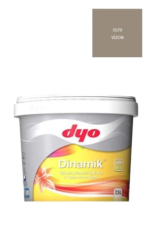 Dinamik Silikonlu Silinebilir Ipek Mat Iç Cephe Duvar Boyası 1906 Serin Lila 7,5 Lt