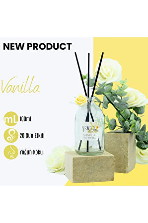 Vanilya Eko Çubuklu Oda Kokusu - Kokulu Çubuk 100ml