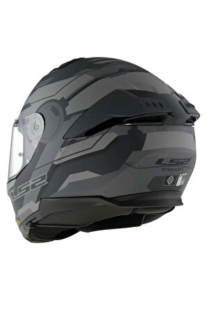 STREAM 2 SHADOW MAT TITANIUM-GRİ KASK