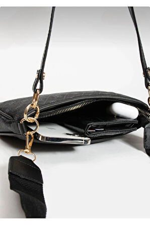 Kadın desenli omuz çantası