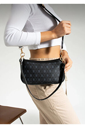 Kadın desenli omuz çantası