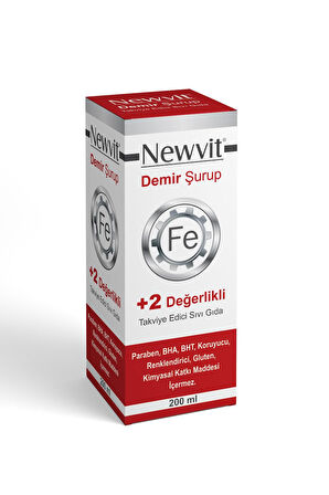 Newvit Demir Şurubu 200 Ml