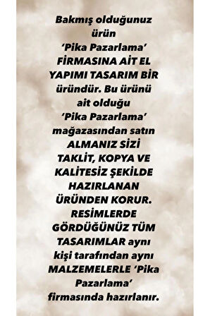 Şakayık Gelin Buketi - Kahverengi Gelin Çiçeği - Yapay Gelin Buketi