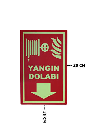Fosforlu Yangın Dolabı Levhası