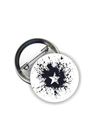 Yıldız Star Y2k Grunge Style Buton Rozet