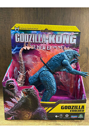 GODZILLA Godzillave Kong Aksiyon Figür Godzilla Evolved 15 Cm OYUNCAK GODZILLA DİNAZOR EVOLVED