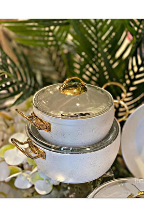 GÜMÜŞER 7 PARÇA GRANİT TENCERE SETİ