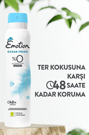 Emotion Ocean Fresh Kadın Deodorant 6x150ml