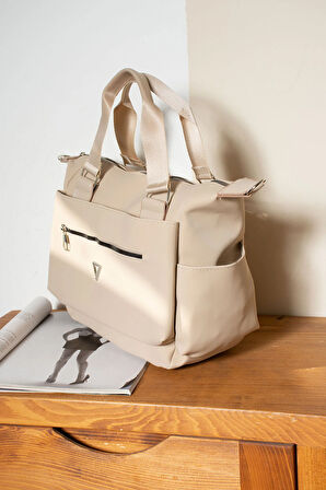 Kadın Kolon Askılı Elden Tutmalı Çok Cepli Çanta