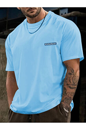 Erkek Beyaz Cellorheart Oversize Tshirt