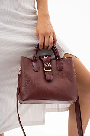 Kadın Çapraz ve El Askılı 2 Bölmeli Çanta