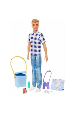 Barbie Ken Kampa Gidiyor Hhr66 Lisanslı Ürün