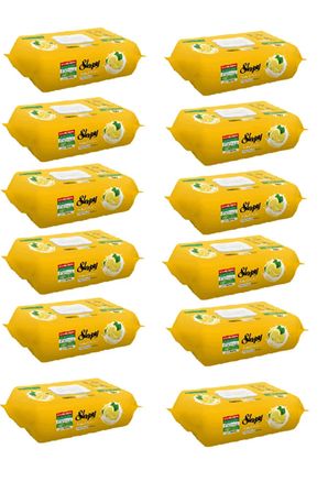 Extra Yüzey Temizlik Havlusu Doğal Limon Yağı 100 Adet X 12 (12 Paket)