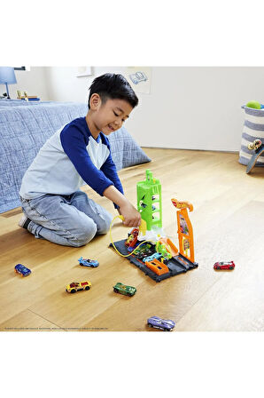 HTN79 Hot Wheels Elektrikli Araç Şarj İstasyonu Oyun Seti