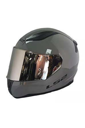 Rapıd 2 Nardo Gri Fullface Motosiklet Kaskı Gri Camlı