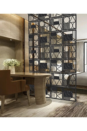 Lazer Kesim Sarkıt Paravan, Ahşap Seperatör, Panel Levha Seti Dekorasyon Ahşap Oda Bölücü şekil