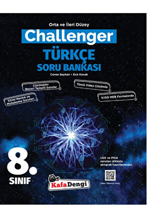 Kafadengi 8. Sınıf Challenger Türkçe Soru Bankası