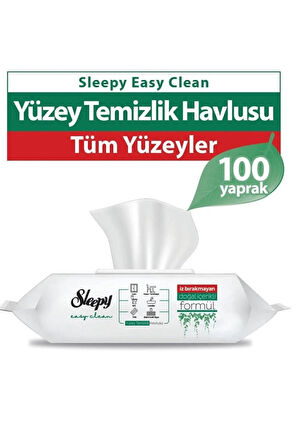 Easy Clean Yüzey Temizlik Havlusu 100' Lü X 3 Adet (300 YAPRAK)