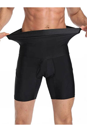 Erkek Toparlayıcı Dikişsiz Yüksek Bel Boxer Korse